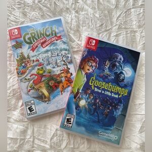 Nintendo Switch Game Bundle - The Grinch & Goosebumps